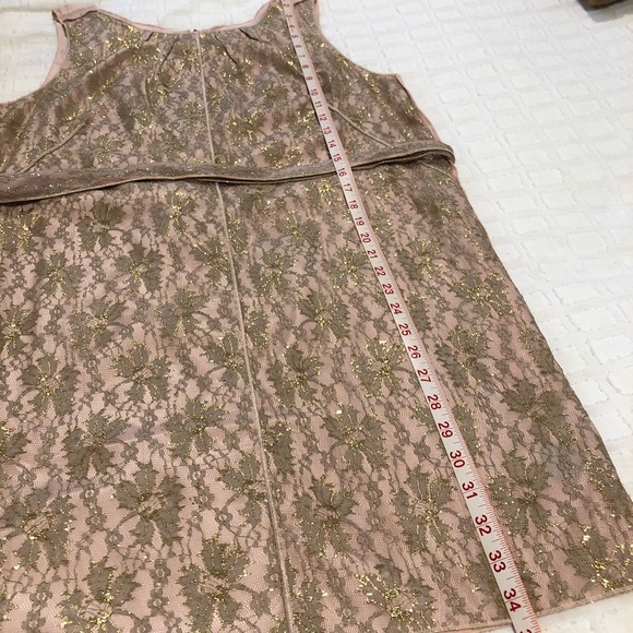 Ark & Co Light pink Gold Lace Dress - Picture 11 of 13